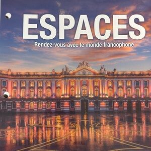 French book espaces fifth edition